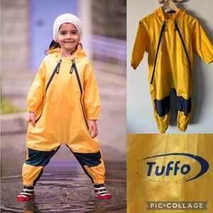 TUFFO Muddy-Buddy One-Piece RainSuit Waterproof Coveralls Dual Zip 5T unisex